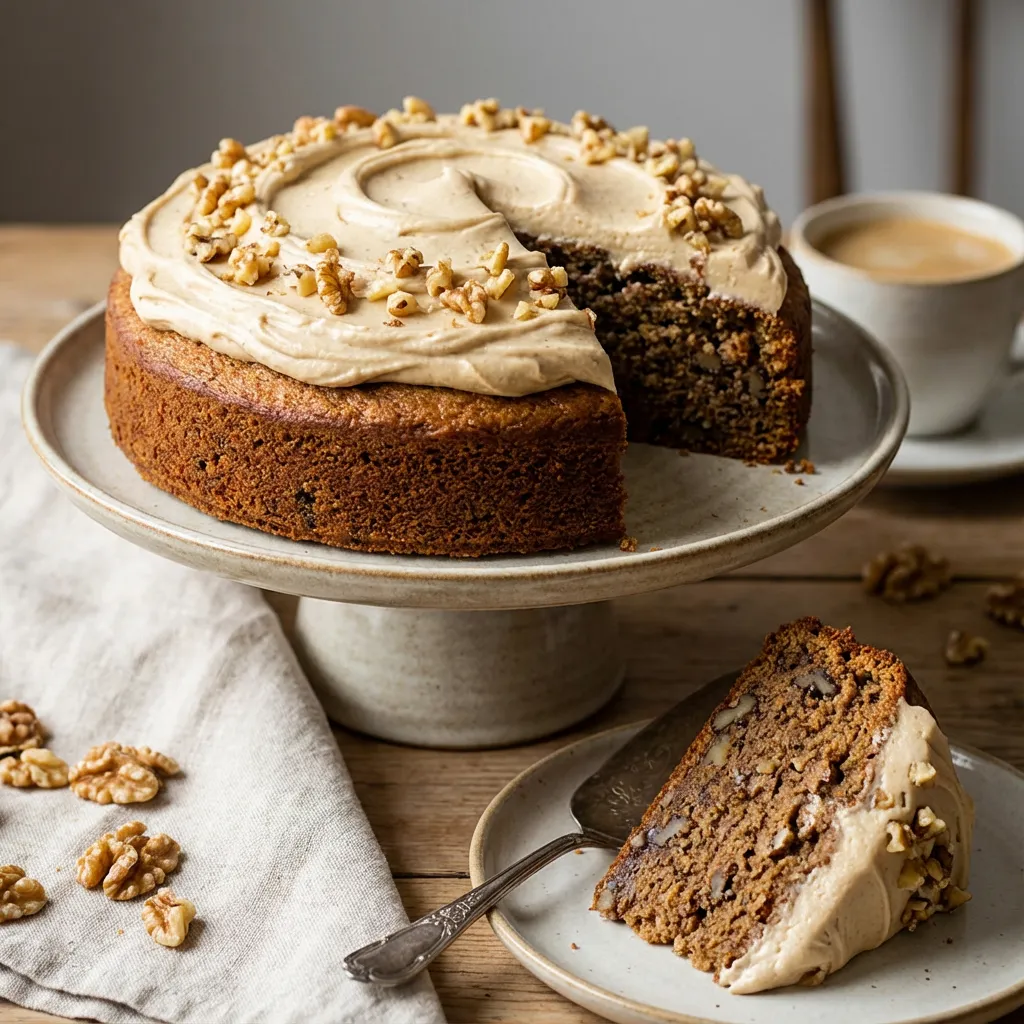 Classic Walnut Cake: Moist, Rich & Elegantly Simple