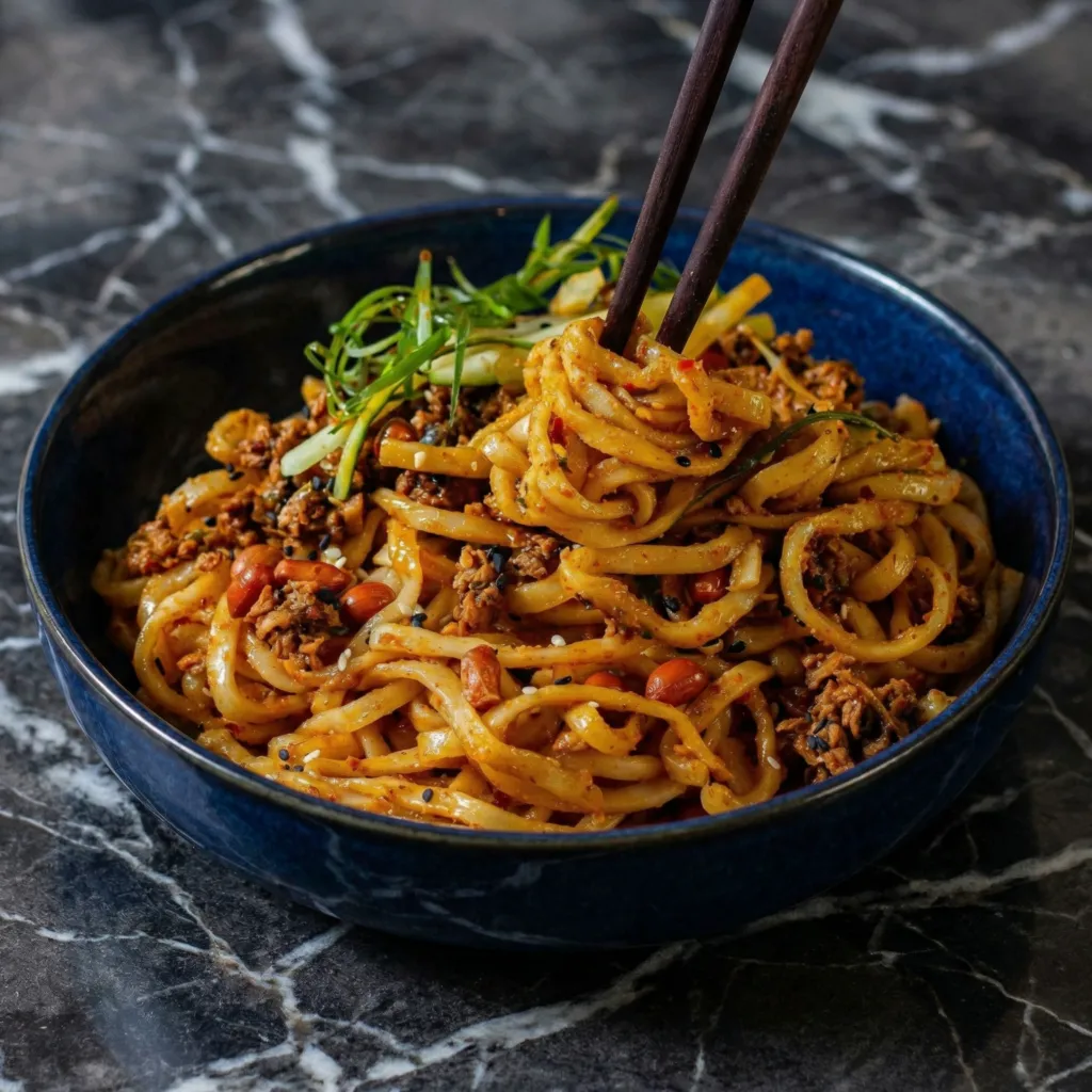 Dan Dan Noodles (Sichuan Spicy Noodles)