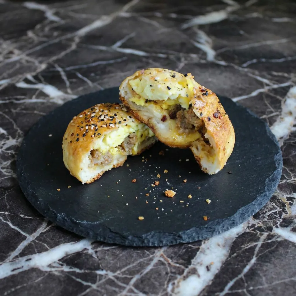 Sausage and Cheese Breakfast Biscuit Bombs