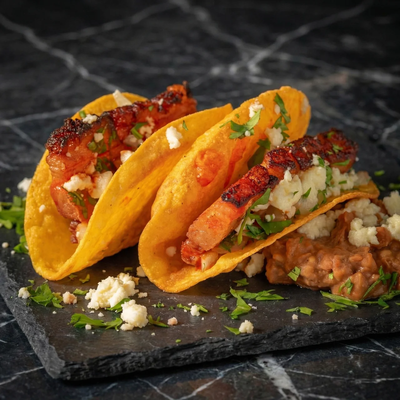 Crispy Pork Belly Tacos